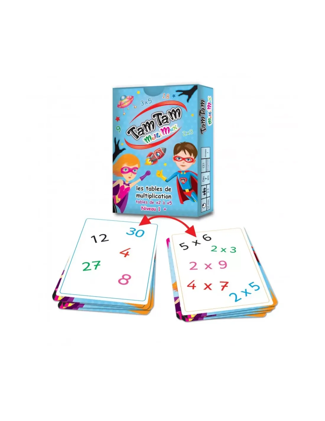 Enfant Blackrock Games Jeu TamTam multiplication multimax - Blackrock éditions