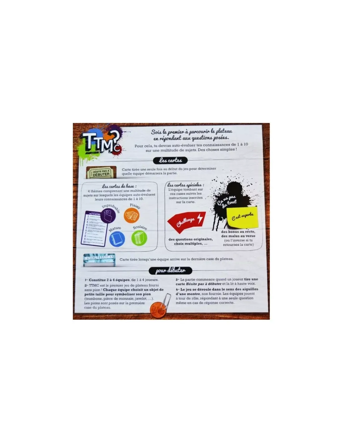 Pixiegames Jeu TTMC - Tu te mets combien?