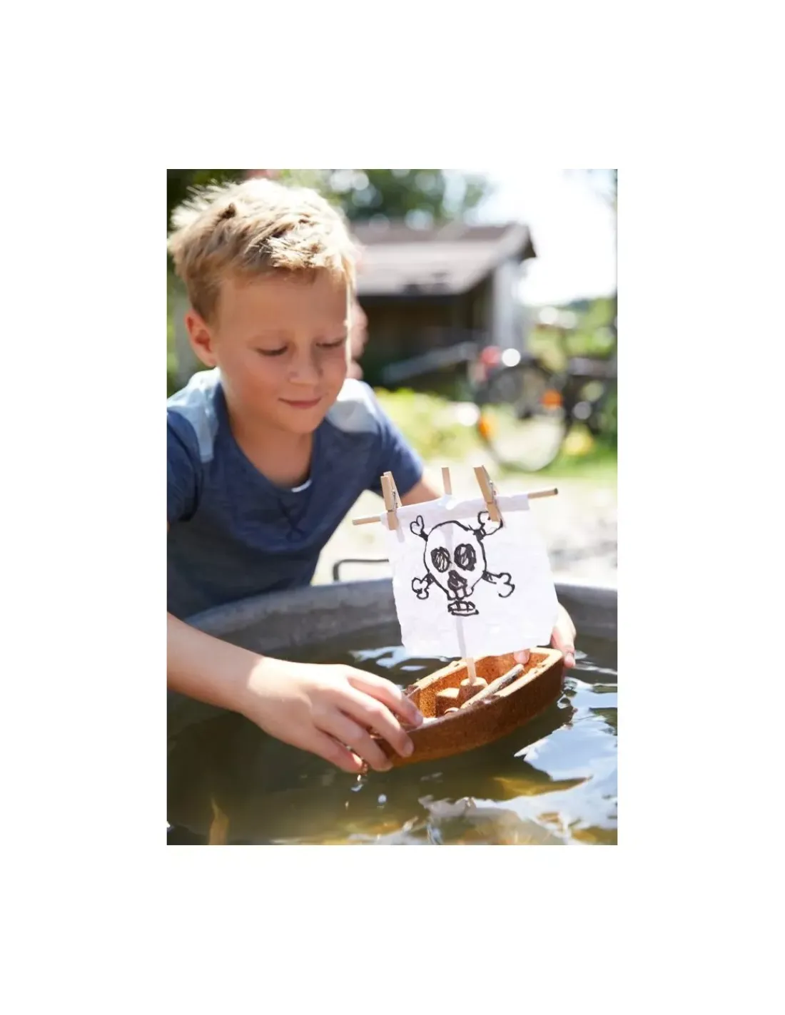 Terra Kids Kit d’assemblage Bateau en liège -