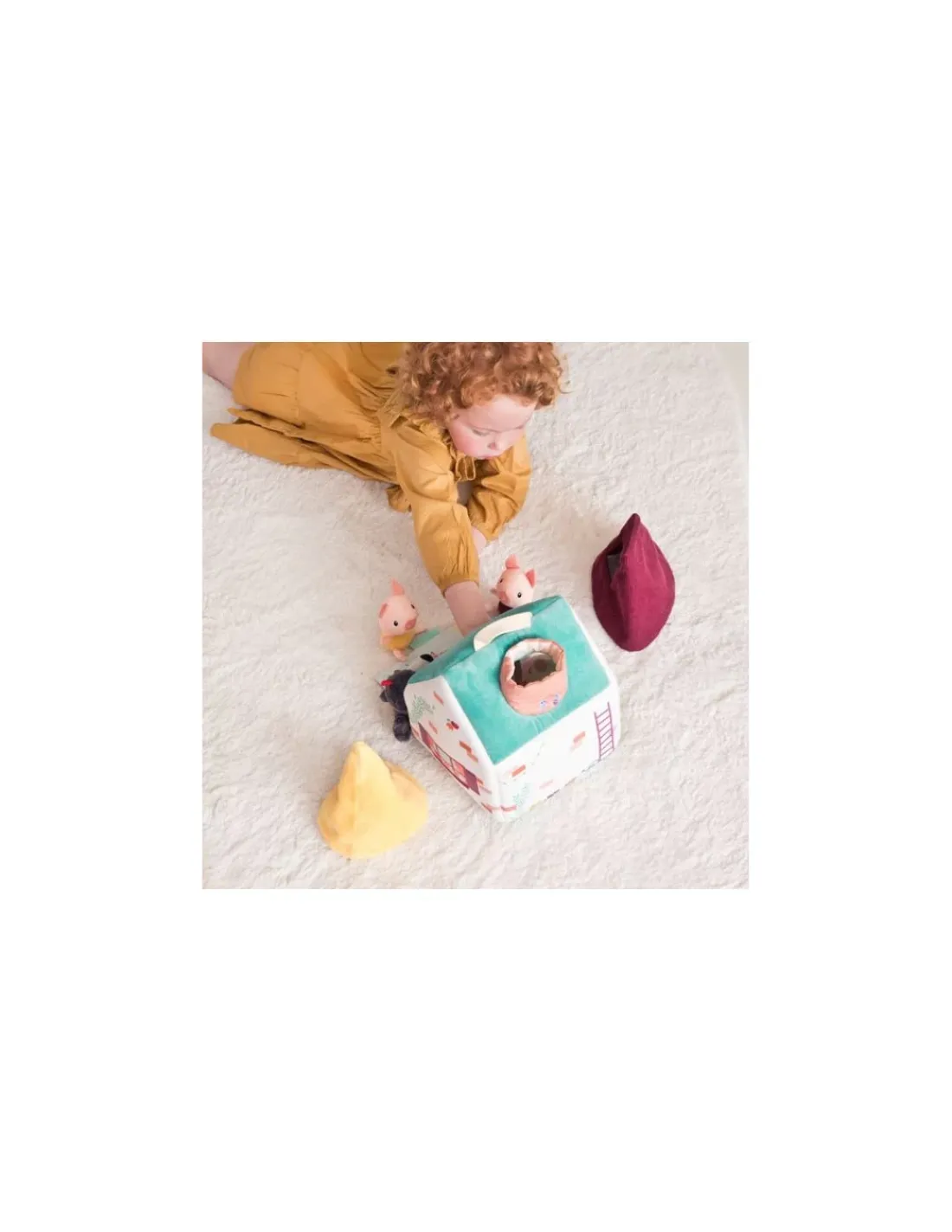 Lilliputiens Les maisons du loup et des 3 petits cochons -