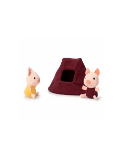 Lilliputiens Les maisons du loup et des 3 petits cochons -