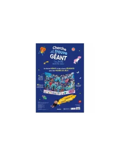 Auzou Livre Cherche et trouve géant qui brille dans le noir -