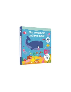 Auzou Livre sonore Mes comptines qui font plouf -