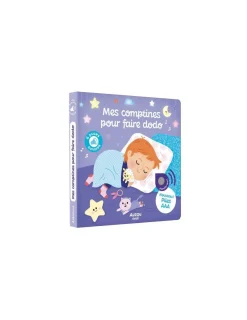 Auzou Livre sonore Mes comptines pour faire dodo -