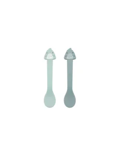Trixie Lot de 2 cuillères en silicone requin -