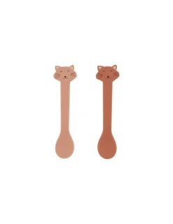 Trixie Lot de 2 cuillères en silicone Chat -