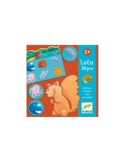 Enfant Djeco Loto des animaux 30 pièces -