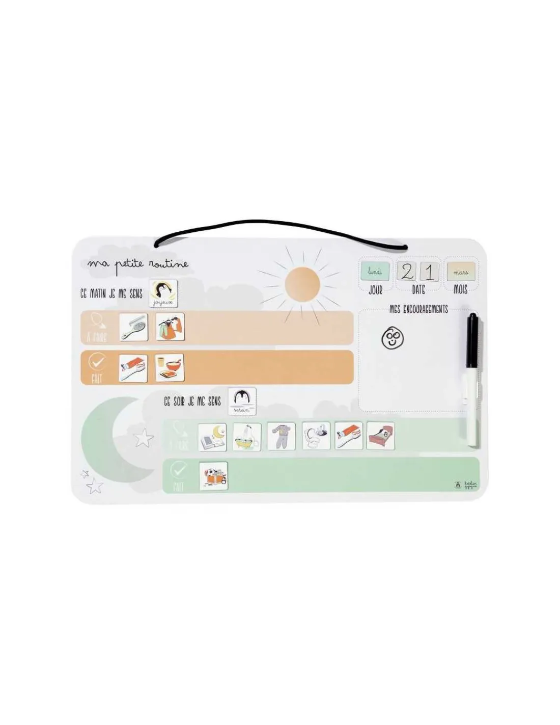 Enfant L'atelier gigogne Ma petite routine -