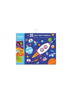 Auzou Ma pochette de 20 jeux dans l'espace -