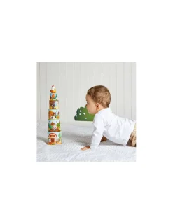 Janod Ma première pyramide Poule -