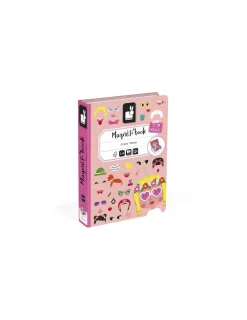 Janod Magnetibook Crazy face fille -