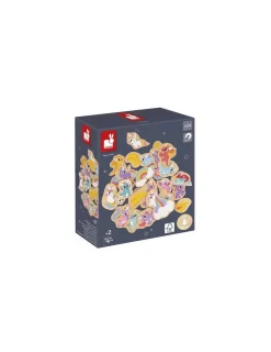Janod Magnets Licornes et dragons 24 pièces -