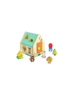 Hape Toys Maison trieuse de formes Les amis de la forêt - Hape