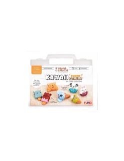 Graine Creative Mallette Kawaii Yummy family pâte FIMO - Graine créative