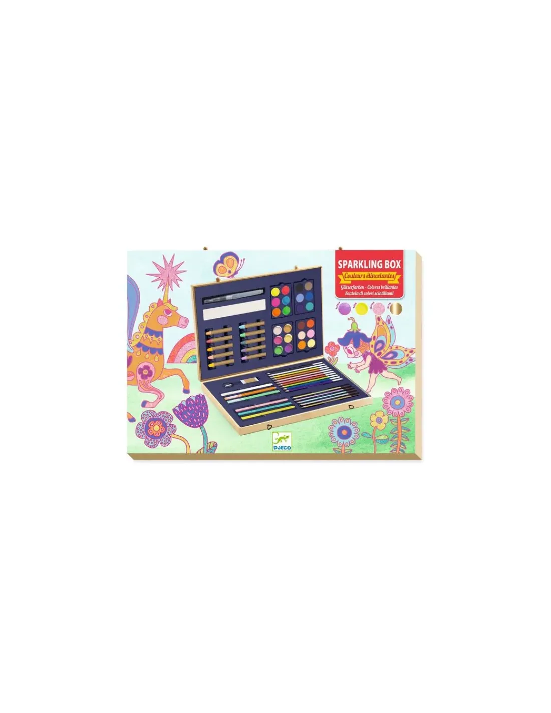 Enfant Djeco Mallette Sparkling color box -