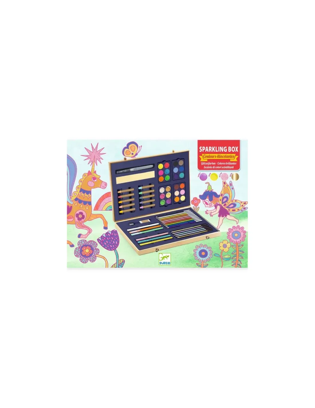 Enfant Djeco Mallette Sparkling color box -