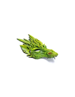 Enfant Great Pretenders Masque de dragon vert -
