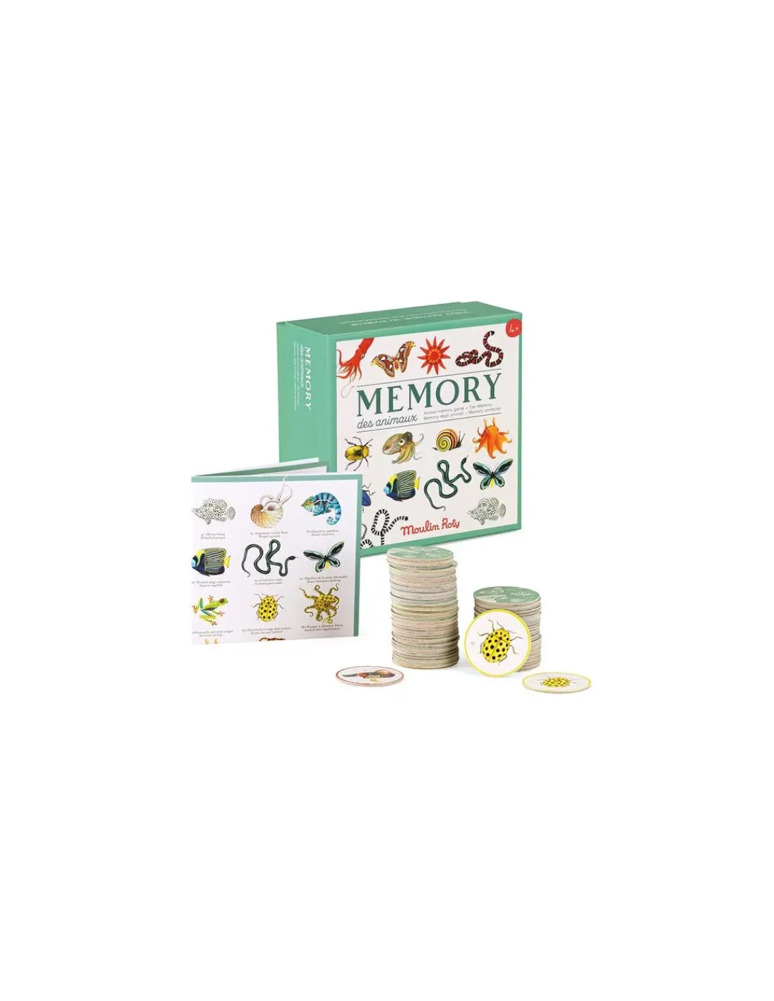 Enfant Moulin Roty Memory des animaux Tout autour du monde -