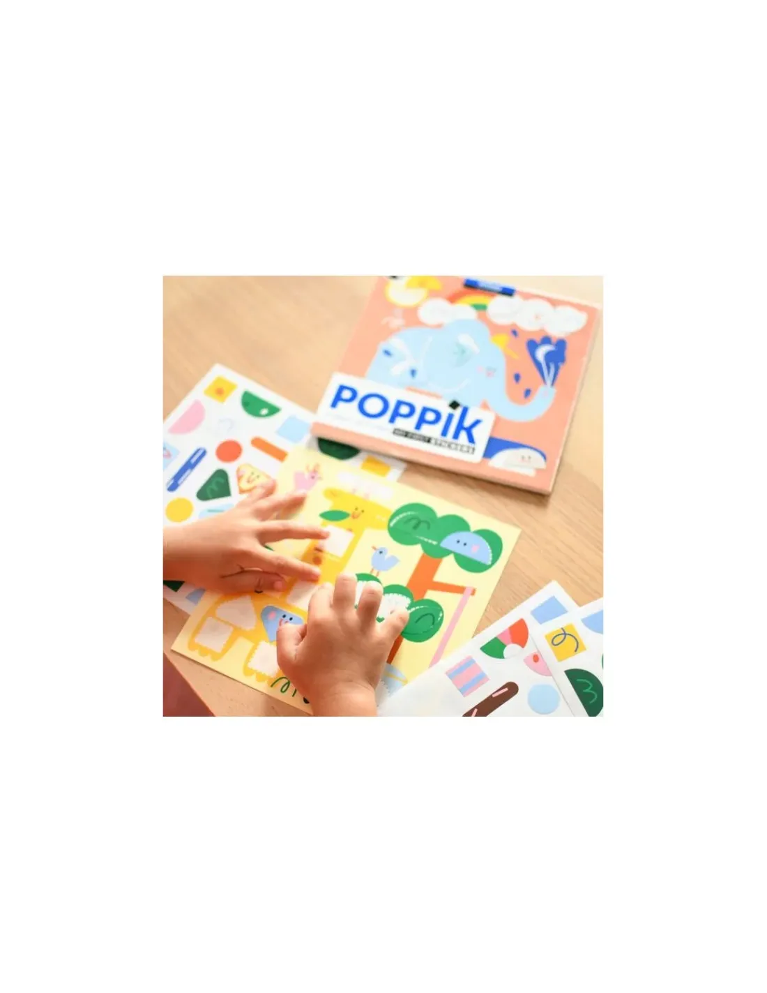 Poppik Mes premiers stickers Les animaux -