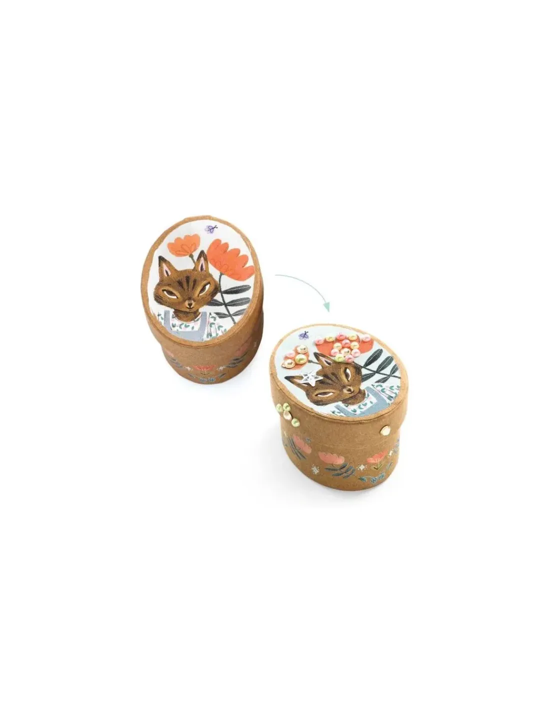 Djeco Mini boites à décorer Adorables - Do it Yourself -