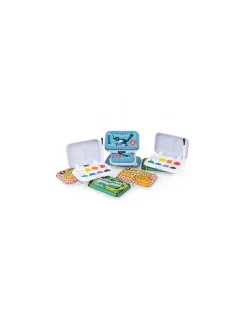 Moulin Roty Mini palette aquarelle bleue -