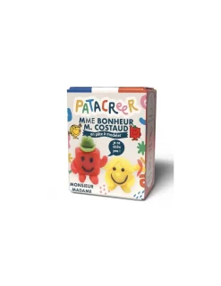 Enfant Patacreer Mme Bonheur et Mr Costaud en pâte à modeler - Patacréer