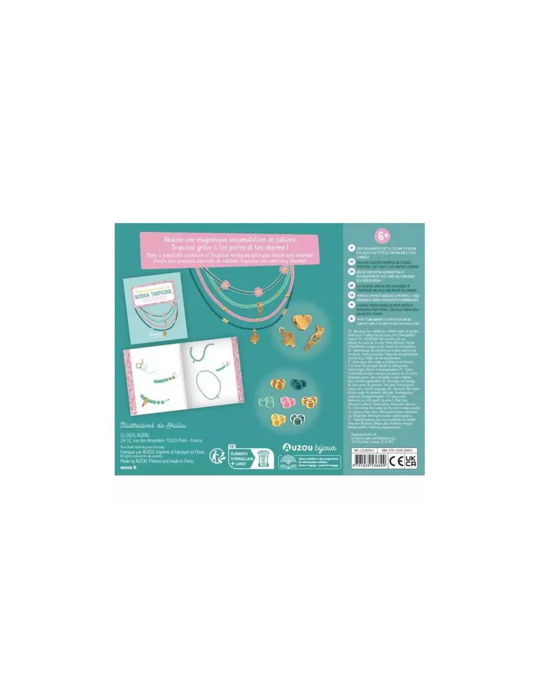 Auzou Mon accumulation de bijoux tropicool -