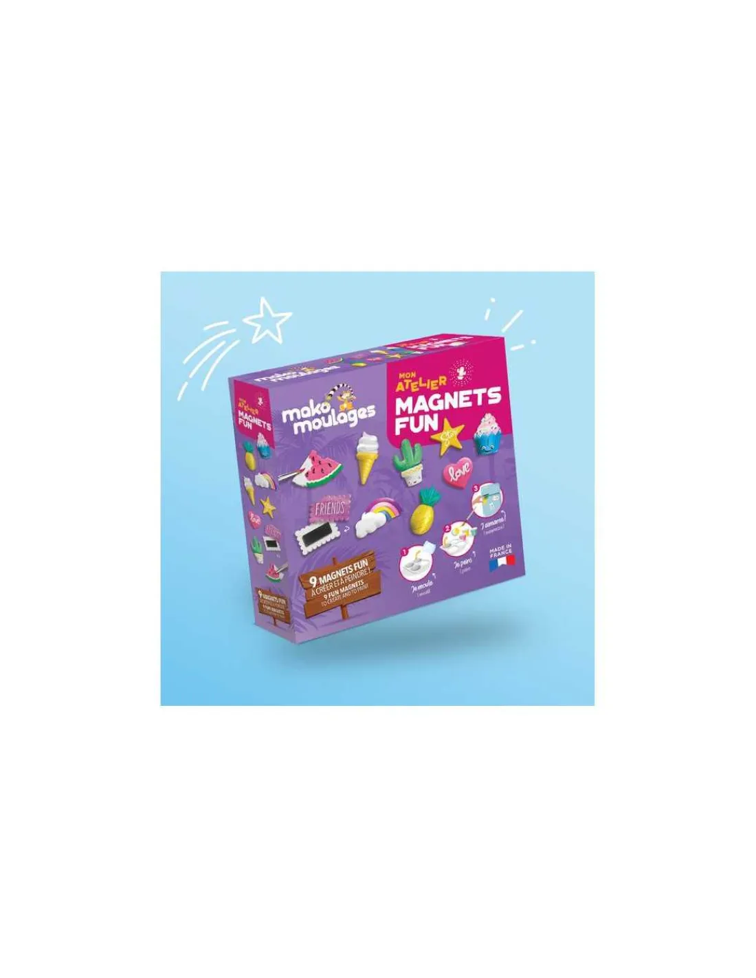 Mako creations Mon atelier Magnets fun - Mako Moulages