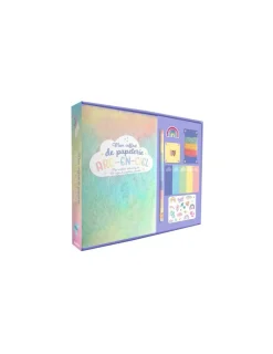 Auzou Mon coffret de papeterie arc en ciel -