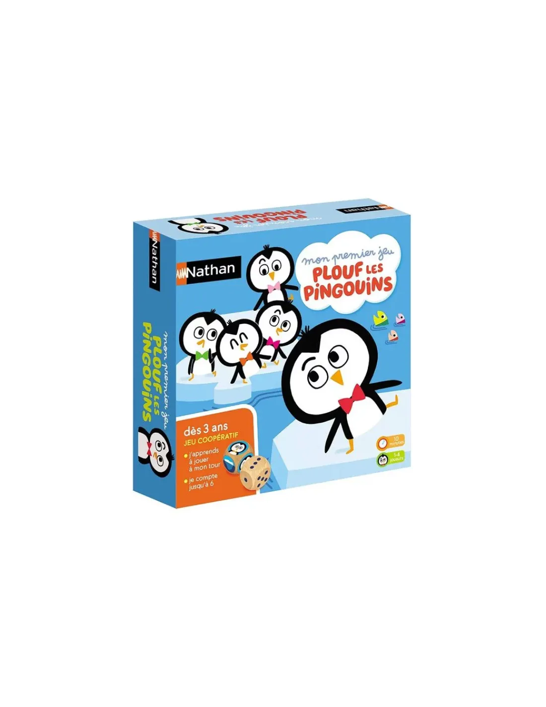 Enfant Nathan Mon premier jeu Plouf les pingouins -