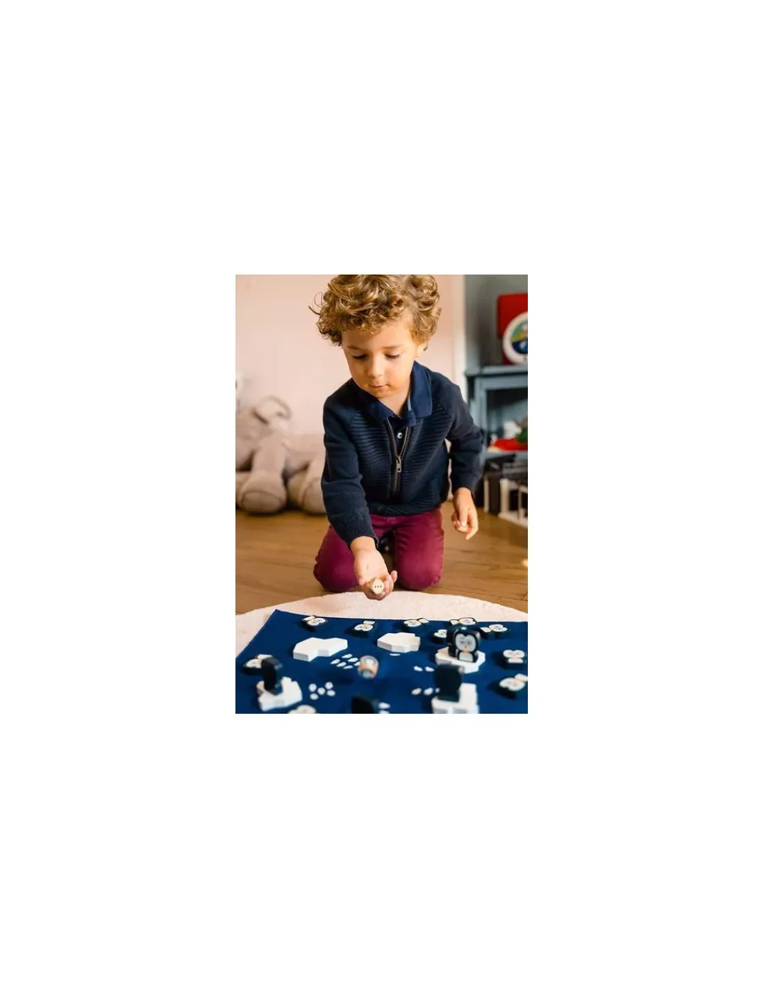 Enfant Nathan Mon premier jeu Plouf les pingouins -