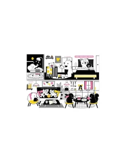 Auzou Mon très grand livre d'éveil en noir et blanc -