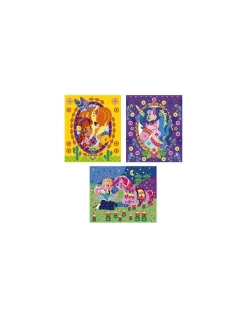 Janod Mosaïque en mousse poneys et licornes - Les ateliers du calme