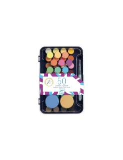 Djeco Palette d'artiste 50 gouaches -