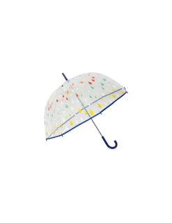 Enfant LittLe L Parapluie cloche gouttes transparent et magique -