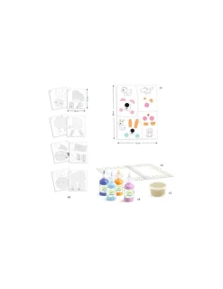 Djeco Peinture à doigts La Patouille -