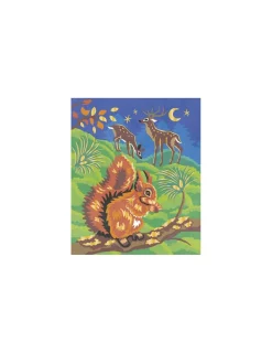 Janod Peinture au numéro animaux de la forêt -