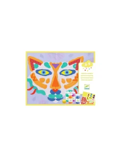 Enfant Djeco Peinture en symétrie À caresser -