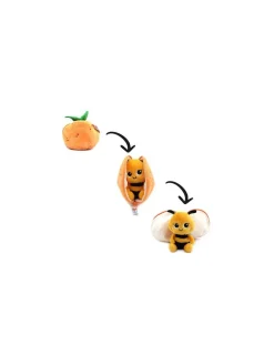 Les Deglingos Peluche Buzzet l'abeille mandarine - Flipetz by Déglingos
