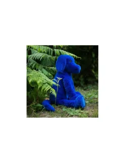 Moulin Roty Peluche Chien bleu Ecole des loisirs -