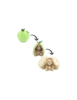 Les Deglingos Peluche Crocket le chien pomme - Flipetz by Déglingos