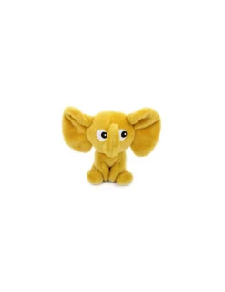 Les Deglingos Peluche Dimoitou l'éléphant jaune moutarde - Les Ptipotos by Déglingos
