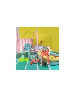 Les Deglingos Peluche Filou la pieuvre aqua - Les Ptipotos by Déglingos