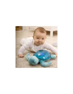 Cloud b Peluche musicale à projections Tranquil turtle aqua rechargeable -