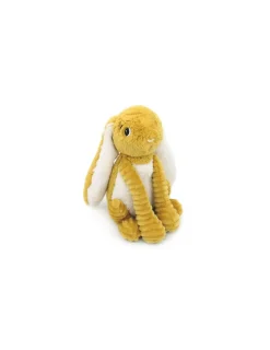 Les Deglingos Peluche Toudou le lapin jaune moutarde - Les Ptipotos by Déglingos