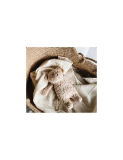 Moonie Peluche veilleuse musicale ourson Sable -