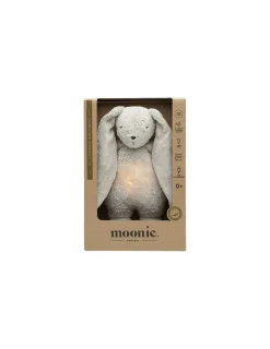 Moonie Peluche veilleuse musicale lapin Sable -