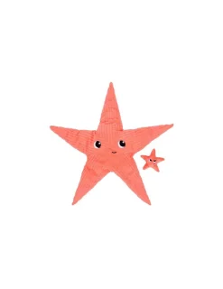 Les Deglingos Peluche Wahou l'étoile de mer corail - Les Ptipotos by Déglingos