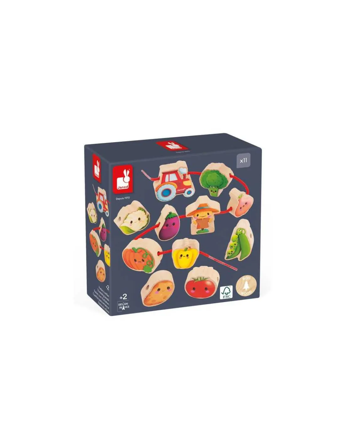 Janod Perles à enfiler Potager -