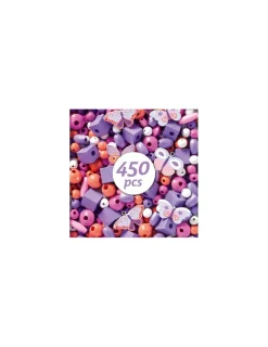 Djeco Perles en bois papillons -